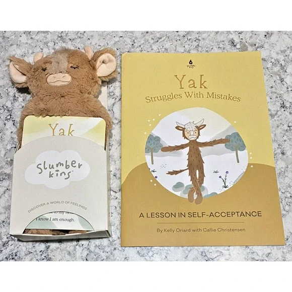 Slumberkins Toys Slumberkins Yak Plush Card Storybook Gift
